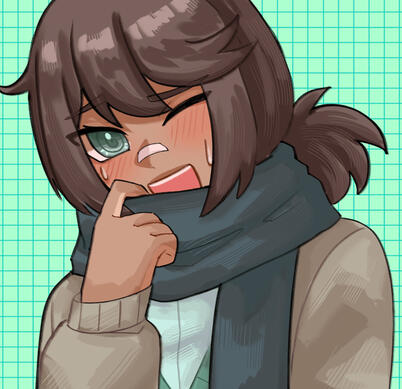 rendered bust